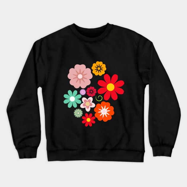 Flowers Crewneck Sweatshirt by hedehede